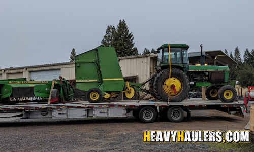 Transporting a Tractor to Georgia.