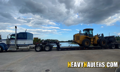 Shipping a John Deere front end loader to Florida.