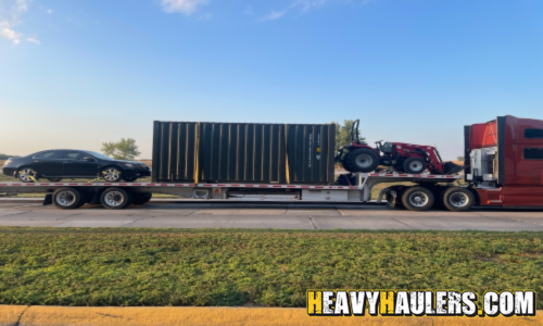 Transporting a Cotainer to California.