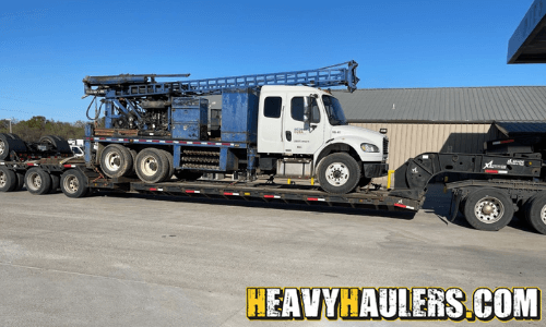 heavy duty truck transport on an rgn