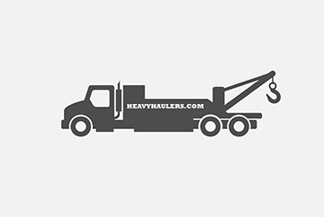 Flatbed tow truck illustration