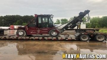 Transportation of a Taylor forklift.