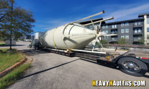 Transporting a Grain Silo to Iowa.