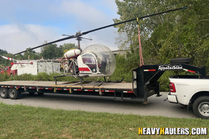 1959 Bell 47 Helicopter transport.