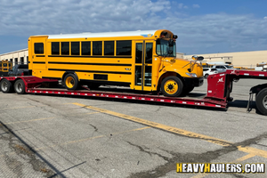 Shipping a IC Corporation School Bus.
