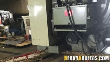 Shipping a 1985 Okuma MC4VA lathe machine.