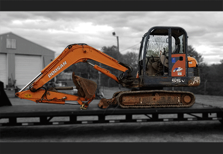 Heavy Haulers can handle shipping your Mini Excavator